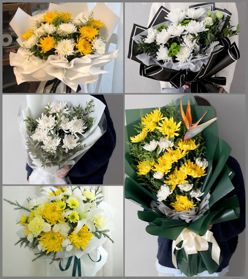 陕西宝鸡市渭滨区八鱼镇白事花束代送